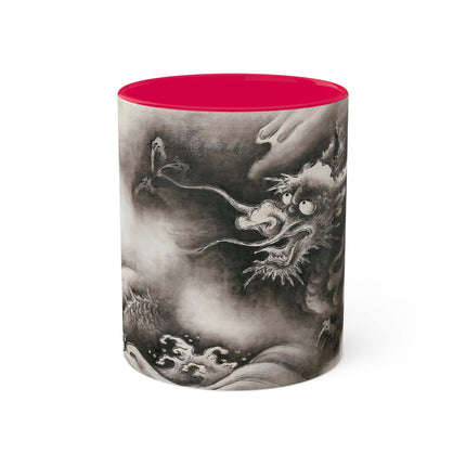 Japanese dragon by Yamada Dōa Colorful Mugs, 11oz