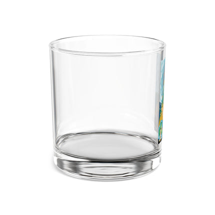 Art Deco Christmas Elegance Rocks Glass, 10oz