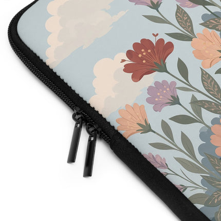 🌸🎀 The Lady And Her Little Companion Laptop Sleeve – Art Deco Garden Elegance