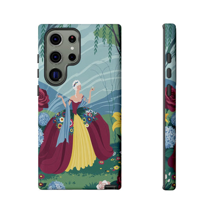 🌹🌿 The Willow Garden Promenade Phone Case – Art Deco Floral Elegance