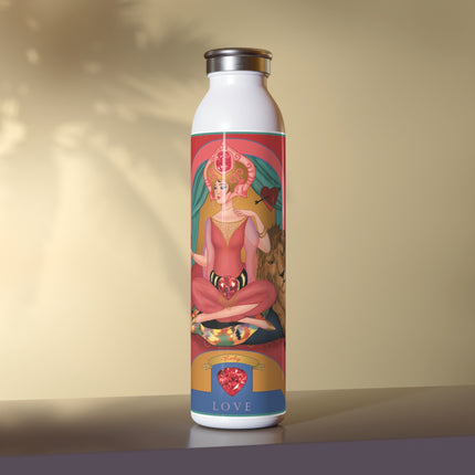 July & Ruby (from the Gem Series) by Sofia Chiostri Slim Water Bottle