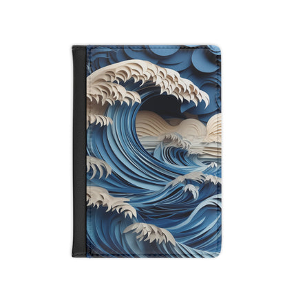 Dramatic Ocean with Crashing Waves Passport Cover