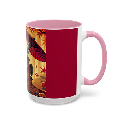 Theatrical Harvest Rabbit Colorful Mugs (11oz, 15oz)