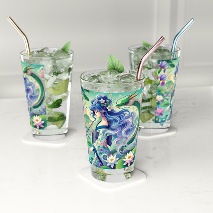 Fairy of the Koi Pond Glass, 16oz