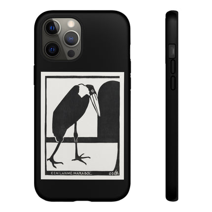 A Lame Marabou by Samuel Jessurun de Mesquita Phone Cases