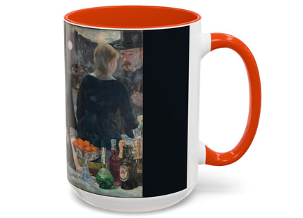 A Bar at the Folies-Bergère by Edouard Manet Colorful Mugs (11oz, 15oz)