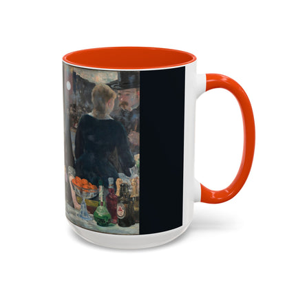 A Bar at the Folies-Bergère by Edouard Manet Colorful Mugs (11oz, 15oz)