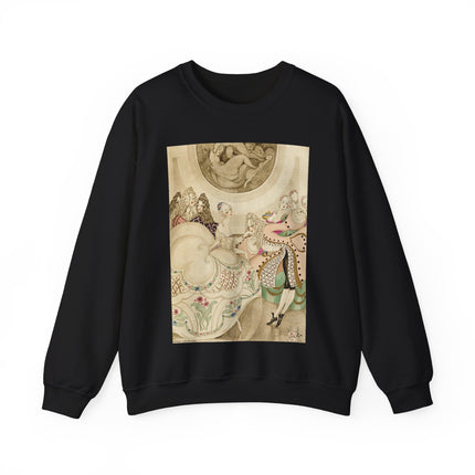 Sur talons rouges (On Red Heels) pl 01 by Gerda Wegener Heavy Blend™ Crewneck Sweatshirt