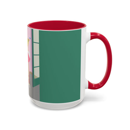 The Yellow Hat Colorful Mugs – 1920s Vogue Whimsy & Playful Elegance