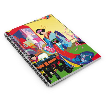A Timeless Journey by Umberto Brunelleschi Spiral Notebook - Ruled Line