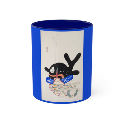 Illustrations of Japanese Toys Pl.009 by Kawasaki Kyosen Colorful Mugs, 11oz