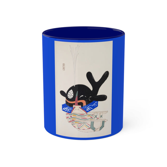 Illustrations of Japanese Toys Pl.009 by Kawasaki Kyosen Colorful Mugs, 11oz