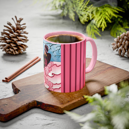Winter Rose Empress Colorful Mugs (11oz, 15oz)