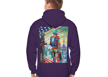 NSA Cyber Punk Computer Hacking Team – Heavy Blend™ Hooded Sweatshirt