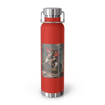 Napoleon Crossing the Alps by Jacques-Louis David Copper Vacuum Insulated Bottle, 22oz