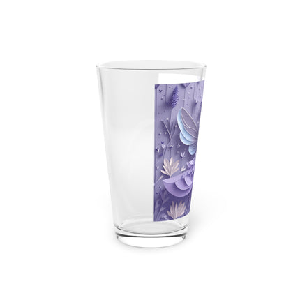 Lavender Fairy Glass, 16oz