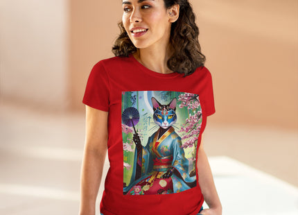 Cyberpunk Geisha Cotton Tee