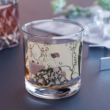Le Grand Décolletage by George Barbier Rocks Glass, 10oz