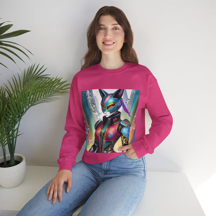 Cyberpunk Chic Unisex Heavy Blend™ Crewneck Sweatshirt