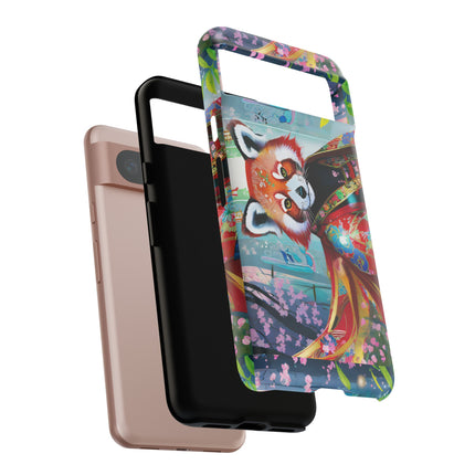 Cybernetic Red Panda Phone Cases