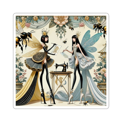 🧚✨ The Quiet Work of Fairies Kiss-Cut Sticker – Enchanted Atelier & Gentle Magic