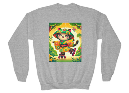 Firefly Dance on Wheels Youth Crewneck Sweatshirt