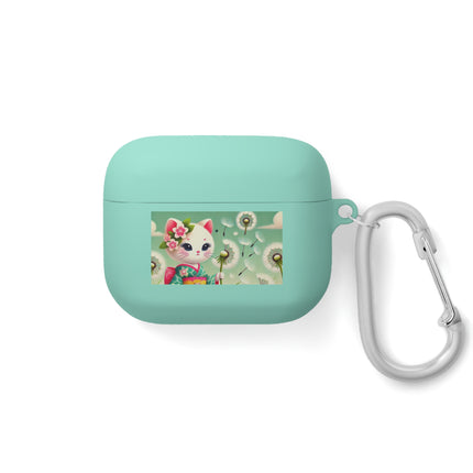 Geisha Kitten and the Dandelion Wish AirPods and AirPods Pro Case