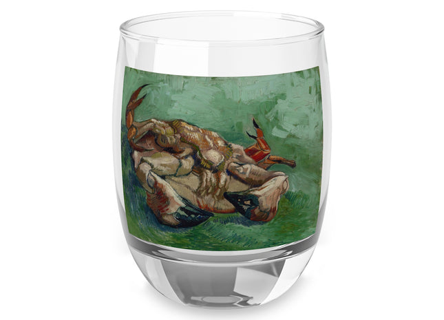 Crab on its Back by Vincent Van Gogh Whiskey Glass