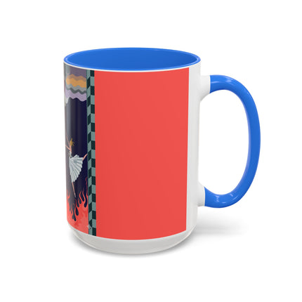 The Firebird's Awakening Colorful Mug (11oz, 15oz) – Ballet Fantasy, Mythic Fire & Art Deco Drama