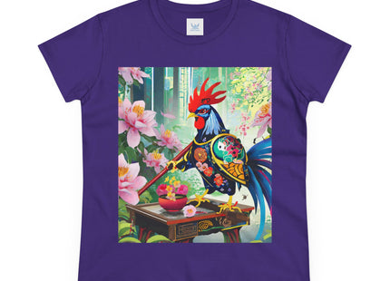 Cyberpunk Rooster Cotton Tee