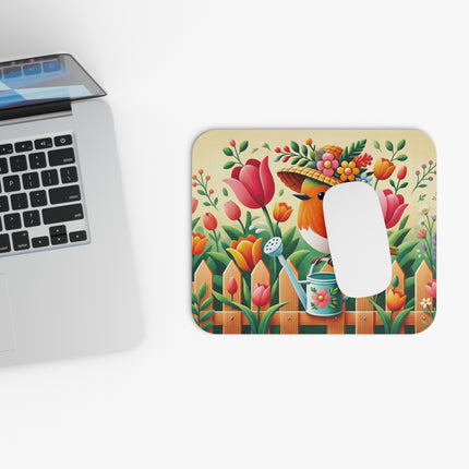 The Little Garden Tender Mouse Pad – Sunshine, Care & Storybook Charm