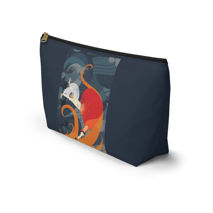 Flame of the Tempest Cosmetic Bag – Fiery Drama & Elemental Grace