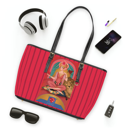 July & Ruby (from the Gem Series) by Sofia Chiostri PU Leather Shoulder Bag