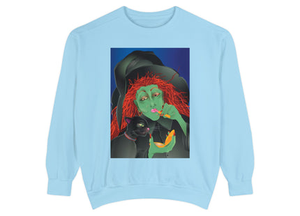 Mirror, Mirror A Witch's Touch Unisex Garment-Dyed Sweatshirt