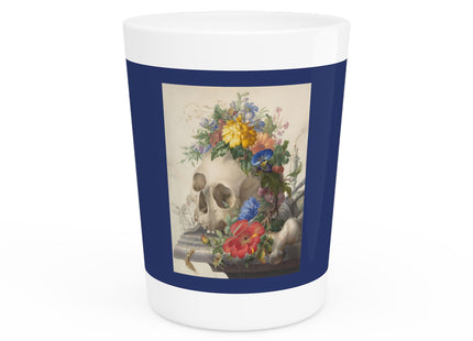 Vanitas Still Life by Herman Henstenburgh Ceramic Shot Glass