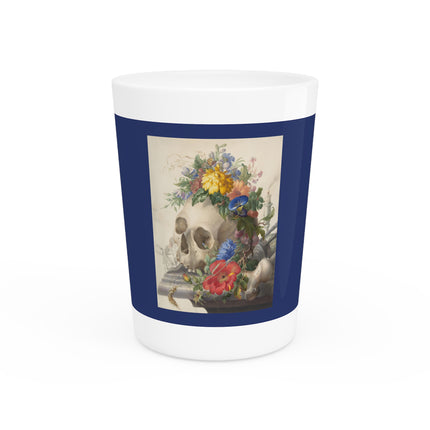 Vanitas Still Life by Herman Henstenburgh Ceramic Shot Glass