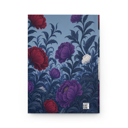 🌺💜 The Two Women In The Grand Flower Garden Hardcover Journal – Art Deco Fashion Fantasy