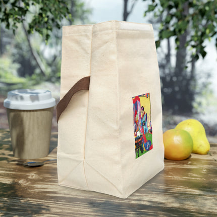 A Timeless Journey by Umberto Brunelleschi Canvas Lunch Bag With Strap