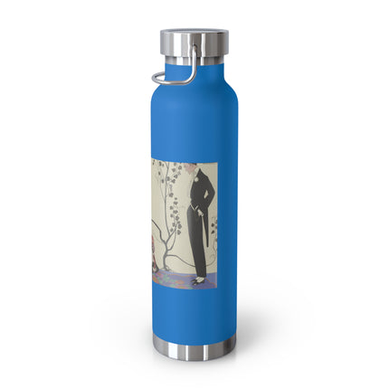 Le Grand Décolletage by George Barbier Copper Vacuum Insulated Bottle, 22oz