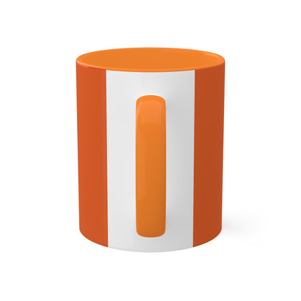 The Actor Bandō Hikosaburō V and the Mo troupe by Tsukioka Yoshitoshi Colorful Mugs, 11oz