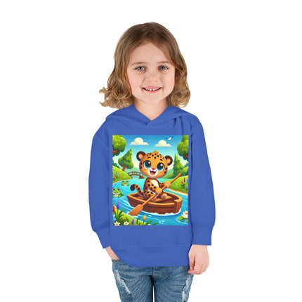 Little Explorer on the River Toddler Pullover Fleece Hoodie