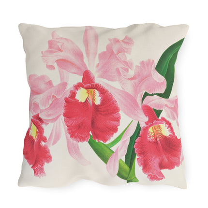 Cattleya Gigas by Jean Jules Linden Outdoor Pillows