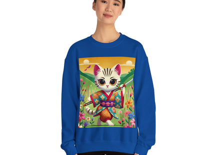 Samurai Kitten Unisex Heavy Blend™ Crewneck Sweatshirt