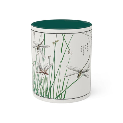 Dragonflies by Morimoto Toko Colorful Mugs, 11oz