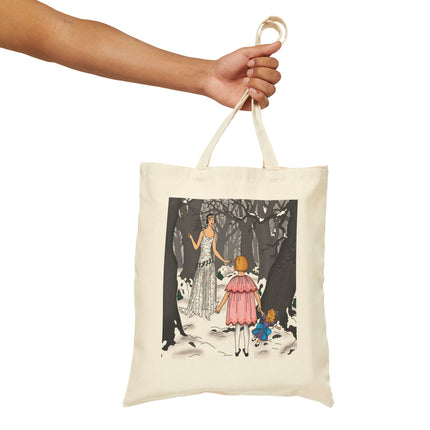Fairy Tale Elegance Cotton Canvas Tote Bag