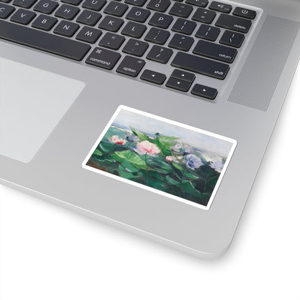 Water Lilies by Karl Hagemeister Kiss-Cut Stickers (4 Sizes)