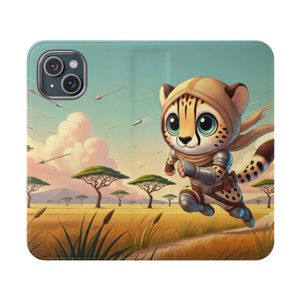 🐆⚡ Swift Cheetah Flip Case – Speed, Freedom & Untamed Adventure