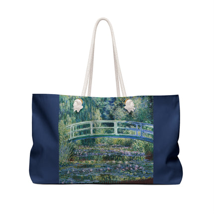 Water Lilies and Japanese Bridge by Claude Monet Weekender Bag