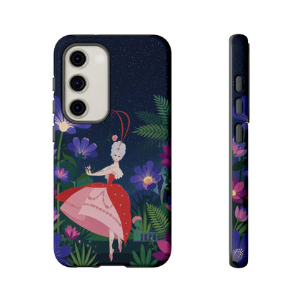 🌺✨ The Lady Of The Starlit Enchanted Garden Phone Case – Art Deco Floral Fantasy