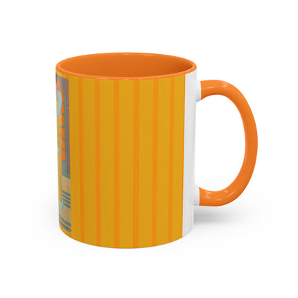 Sur Les Marches Du Jardin by Georges LePape Colorful Mugs (11oz, 15oz)